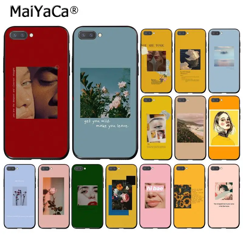 MaiYaCa искусства эстетическое цветок жизни желтого и красного цветов краска чехол