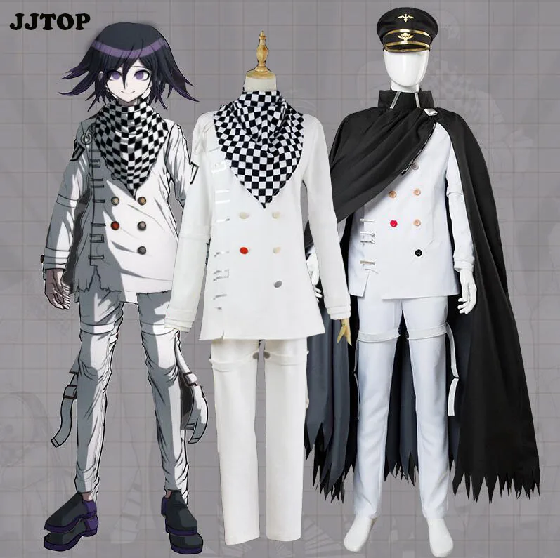 Бесплатная доставка новинка костюм для косплея Danganronpa V3 Ouma kokichi школьная форма
