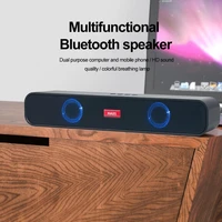 card u disk strip computer audio bluetooth compatible speaker subwoofer tv echo wall rgb dual speaker soundbox sound bar newest