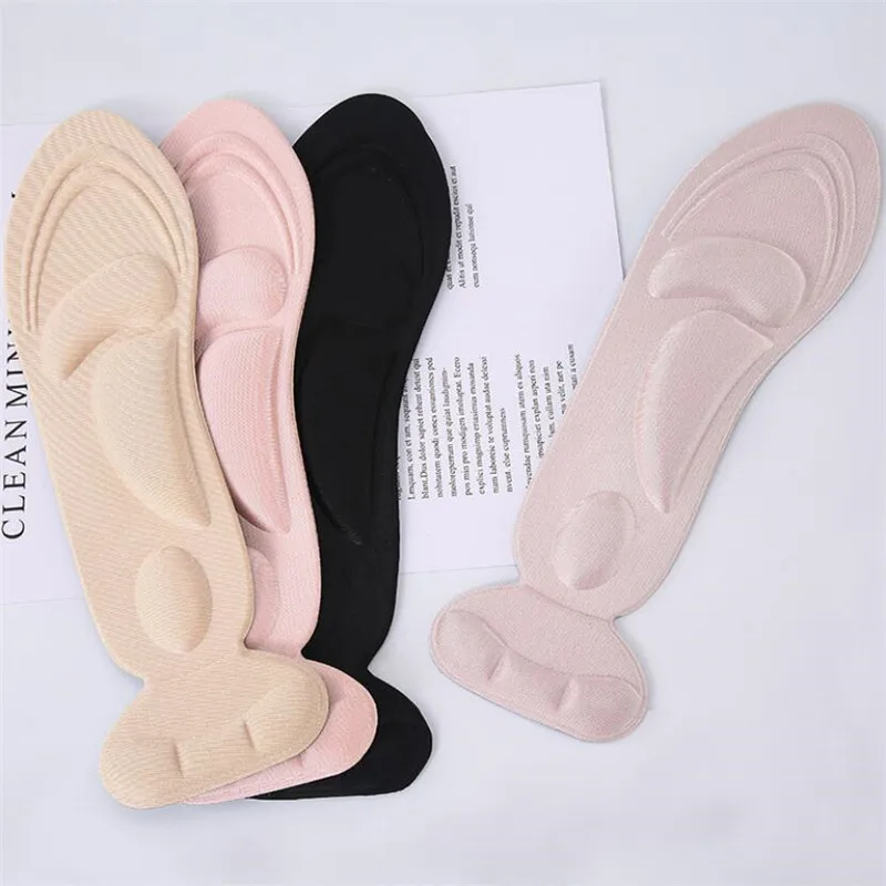 

1Pair Insole Pad Inserts Heel Post Back Breathable Anti-slip for High Heel Shoe New Thickening Massage Insoles Heel Post Sticker
