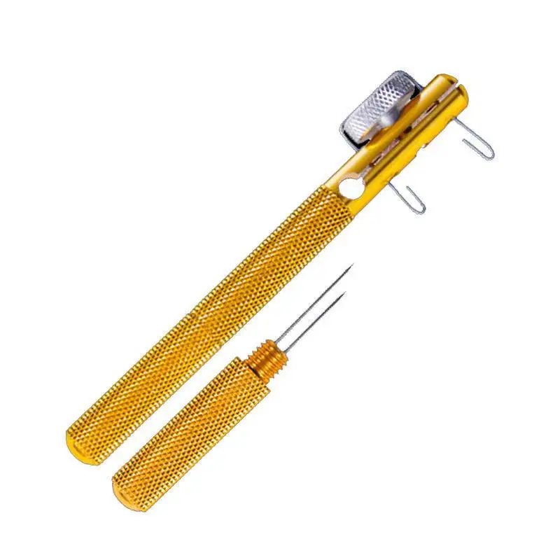 

Full Metal Fishing Hook Knotting Tool & Tie Hook Loop Making Device & Hooks Decoupling remover Carp Fishing Accessory