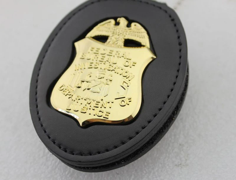 Классический вышедший в руки FEDERAL BUREAU OF INVESTIGATION DEPARTMENT JUSTICE Реплика фильма реквизит