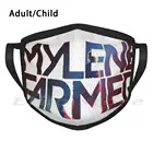 Mylene фермер для взрослых и детей противопыльная самодельная шарф-маска