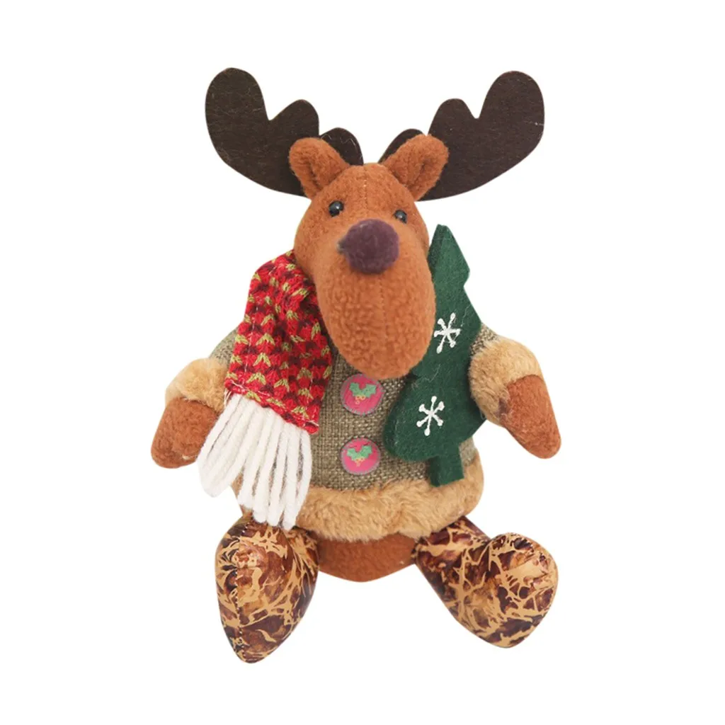 Рождественские подвесные украшения елка и Снеговик висячие подарок Санта-Клаус