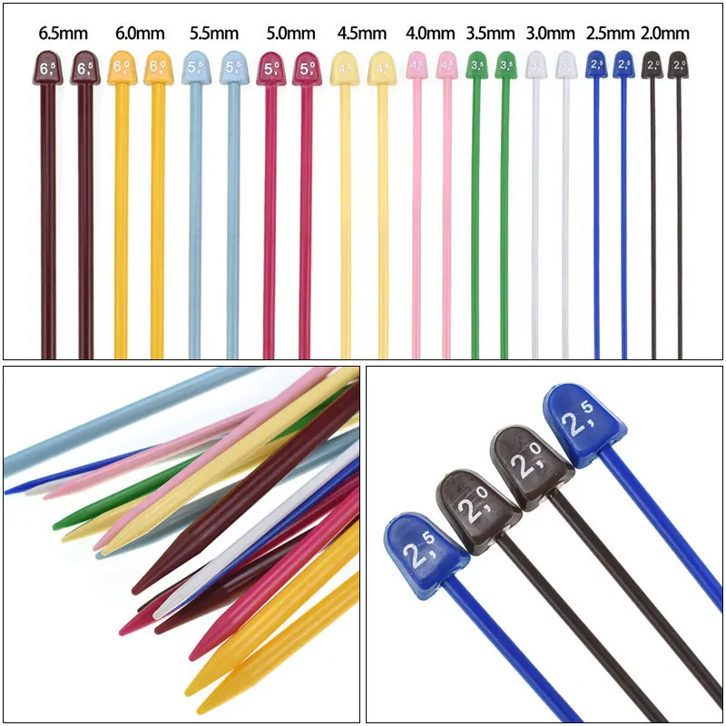 Набор спиц для вязания 10 пар вязаных игл одежды свитер творчества инструменты