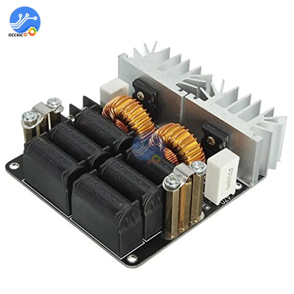 Высокая Мощность 20A 1000W ZVS низкое нулевой Напряжение индукционный нагрев Доска модуль постоянного тока 12 V-48 V Flyback драйвер нагреватель для DIY Высокое качество