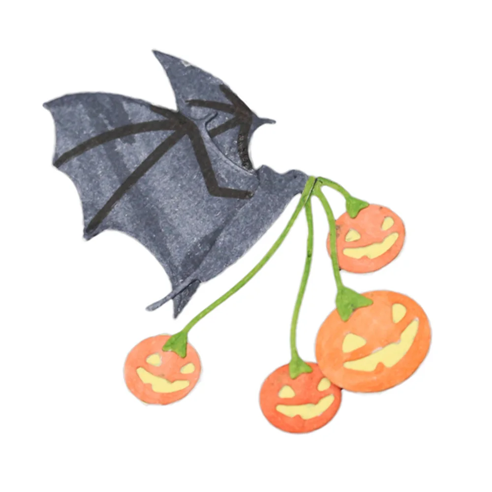 Летучая мышь резки поздравительные открытки Скрапбукинг Die неправильный круг 3D