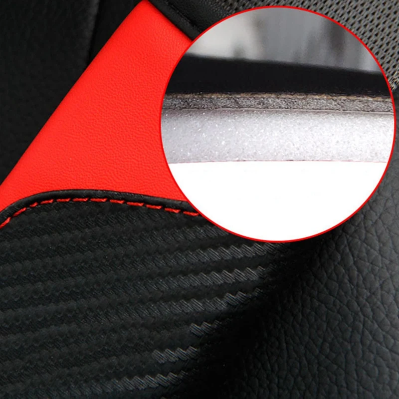 

Carbon Fiber Leather Car Seat Belt Cover Shoulder Cover Protective Cover-Comfort Edition 5 Colors 6.5X23cm New 1pc Car Accessory