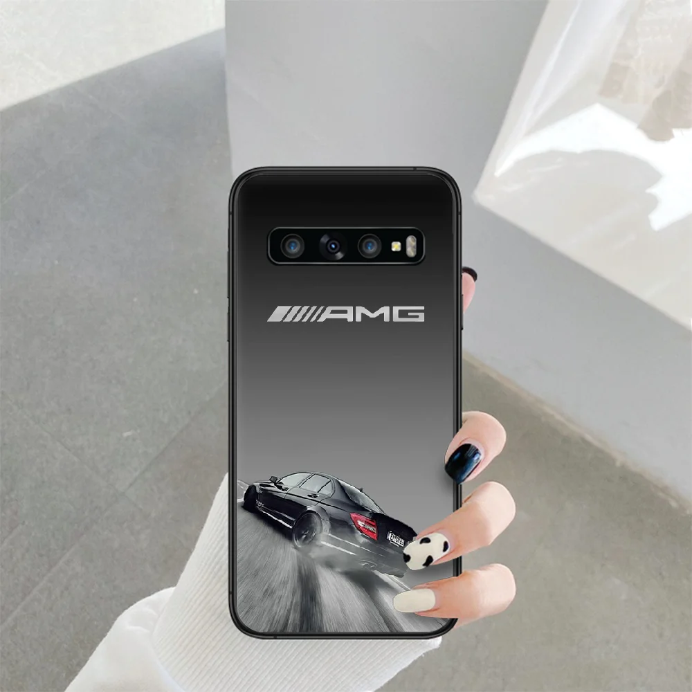 

Mercedes Benz AMGs Phone Case For Samsung Galaxy Note S 8 9 10 20 Plus E Lite Uitra black Waterproof Painting Bumper Pretty Etui