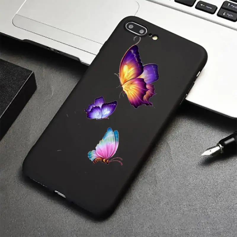

Cute Butterfly Phone Case for iPhone 12 11 mini pro XS MAX 8 7 6 6S Plus X 5S SE 2020 XR