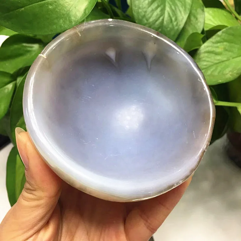 

Чаша Из Натурального кварцевого хрусталя с агатом, украшение для дома, украшения, чакры