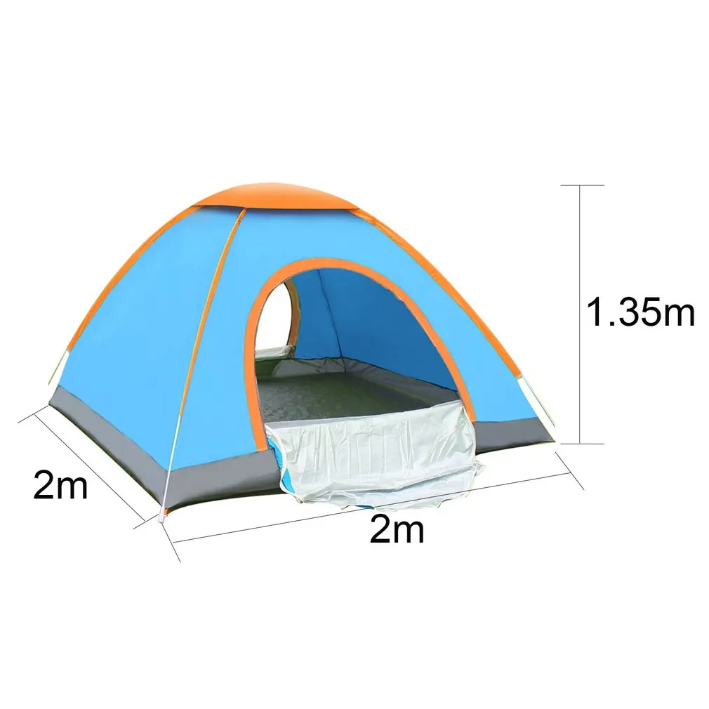 Открытый Ленивый Палатки Портативный 3 4 человек автоматическая палатка быстро