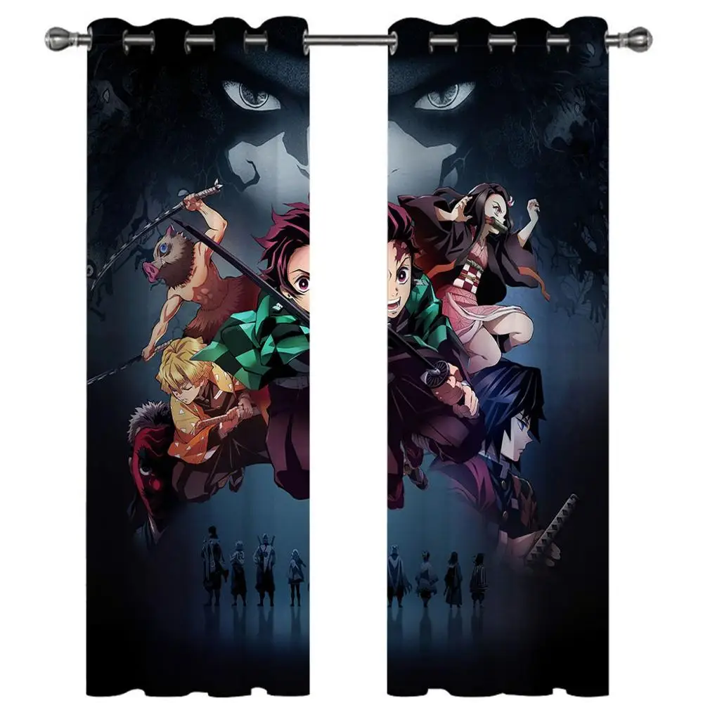 Занавеска плакат Цельный с мультяшным рисунком в стиле ретро художественные