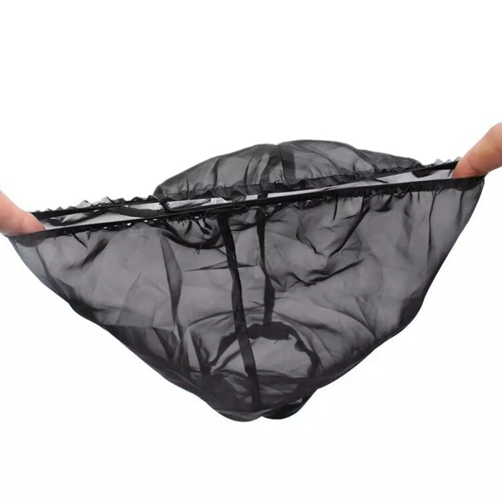 

Black Dustproof Air Filter Rain Sock Cover Kit for W/ Elastic Rope