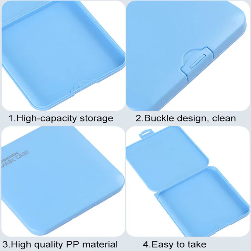 Портативный контейнер для хранения масок лица одноразовая коробка N95 утолщенная