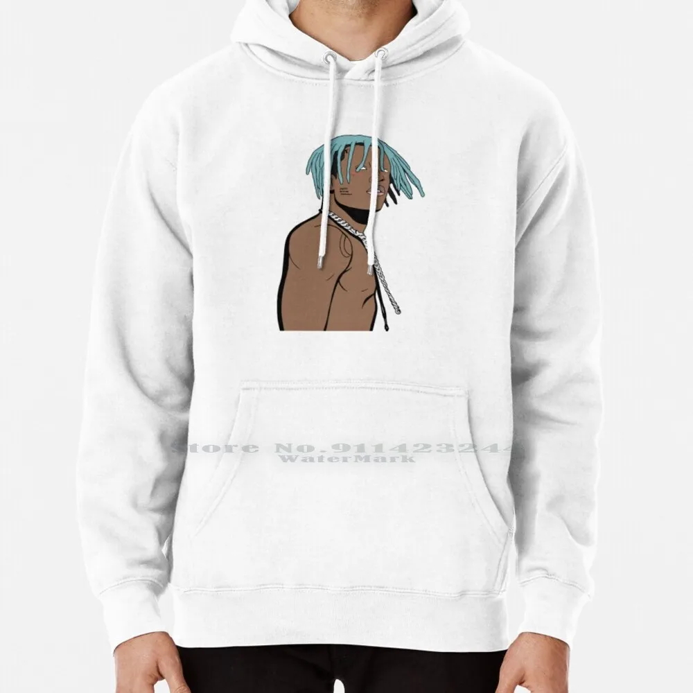 Xxxtentaction Teal Hair Drawing Hoodie Sweater 1