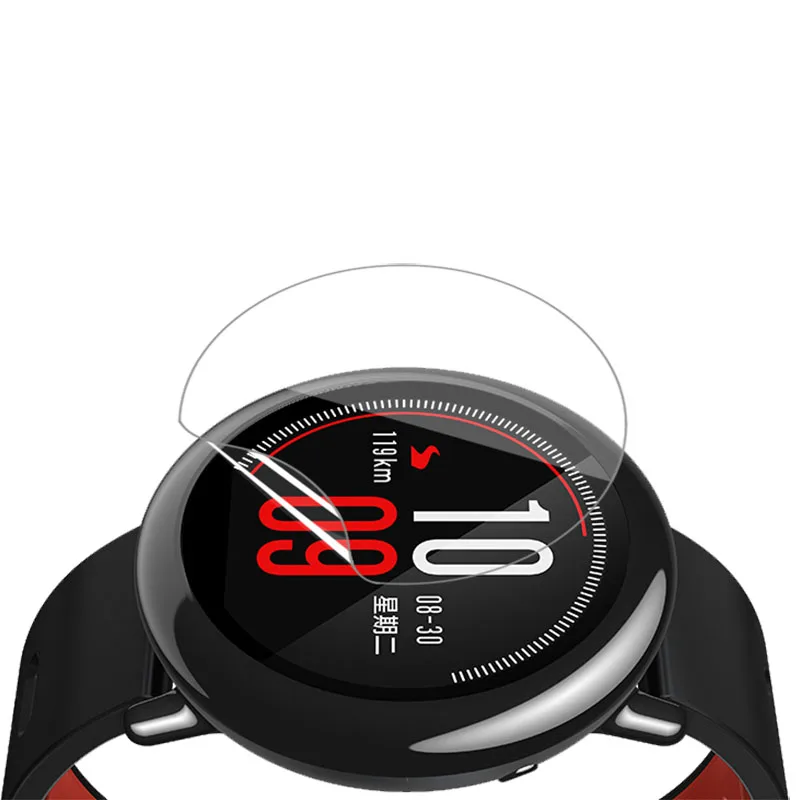 Оригинальный ТПУ спортивные часы Защитная пленка для Xiaomi Huami Amazfit Stratos 2 2s Stratos2 Pace 3D