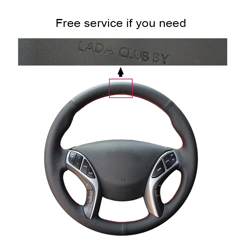 CARDAK искусственная кожа с ручной строчкой для Hyundai Elantra 2011-2016 Avante i30 2012-2016