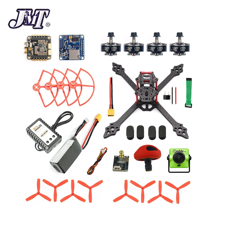 DIY RC Racer Drone XSR220 220 мм рама 2,4G 8CH Квадрокоптер Betaflight F4 Pro V2 V3 Turbo S1 камера 5,8G VTX FPV монитор дисплей - Цвет: F4 V3 Combo 5