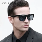 VEITHDIA солнцезащитные очки модные унисекс солнцезащитные очки фотохромные поляризованные солнцезащитные очки мужские классические квадратные дизайнерские очки 7018
