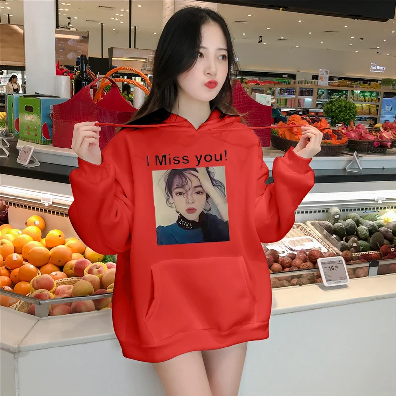Шесть цветов толстые sudaderas mujer карманы молодой стиль Джемперы и толстовки для