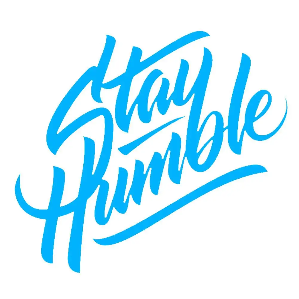 

Staysa Humble Letters Reflective Car Vehicle Body Window Decals Stickers Decoration