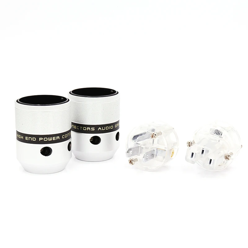 Бесплатная доставка одна пара Родиевые вилки стандарта США разъем IEC женский и