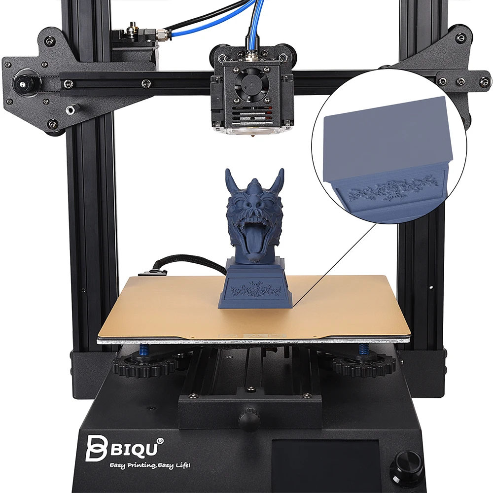 biqu ultrasss spring steel sheet plate flexible magnetic base nano coating heatbed 3d printer parts for ender 3 cr10 vs pei free global shipping