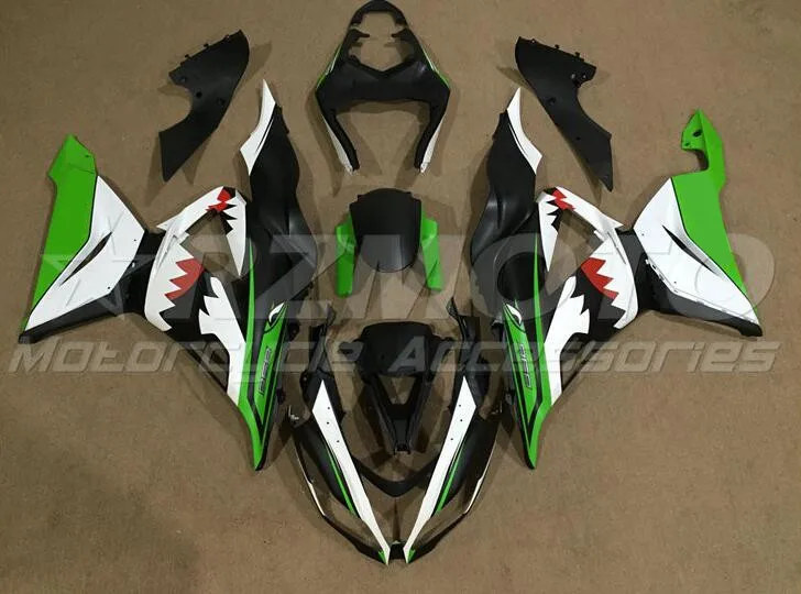 

Инъекций Новый ABS весь обтекатели комплект для kawasaki Ninja ZX-6R 599 ZX6R 2013 2014 2015 2016 2017 2018 кузов комплект Акула матовый