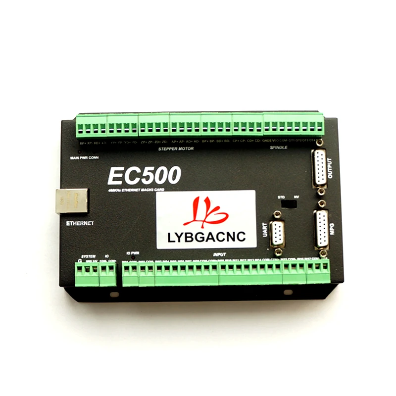 LYBGACNC NVEM обновления Mach3 CNC движения Управление карты EC500 Ethernet 3/4/5/6 оси 460 кГц 24VDC