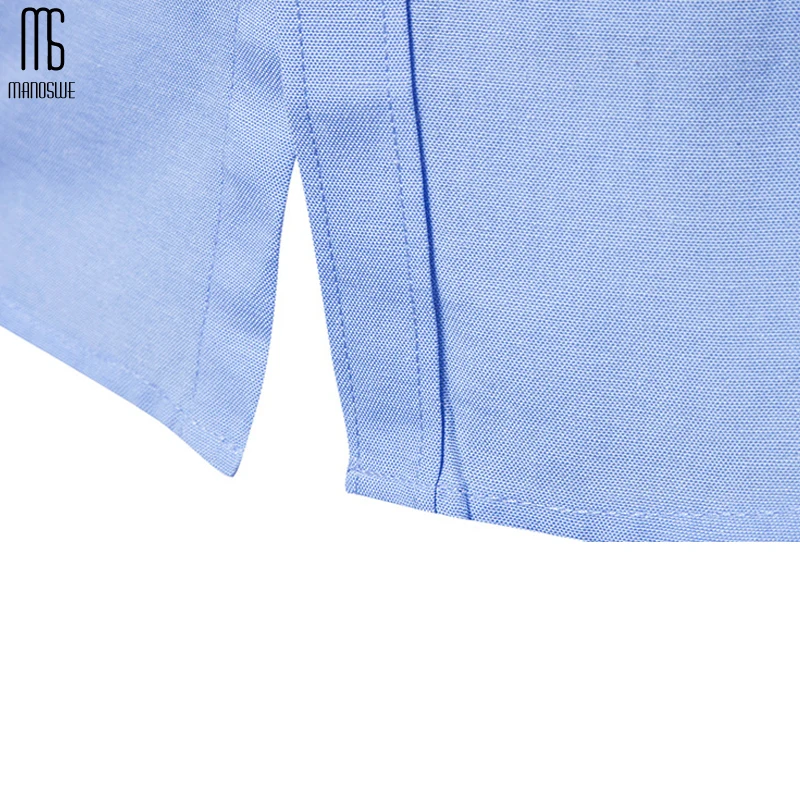 Мужская рубашка с длинным рукавом Manoswe белая Повседневная деловая из ткани