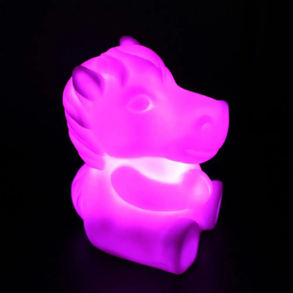 Милый китайский зодиак в форме животных светодиодный мигающий меняющий цвет