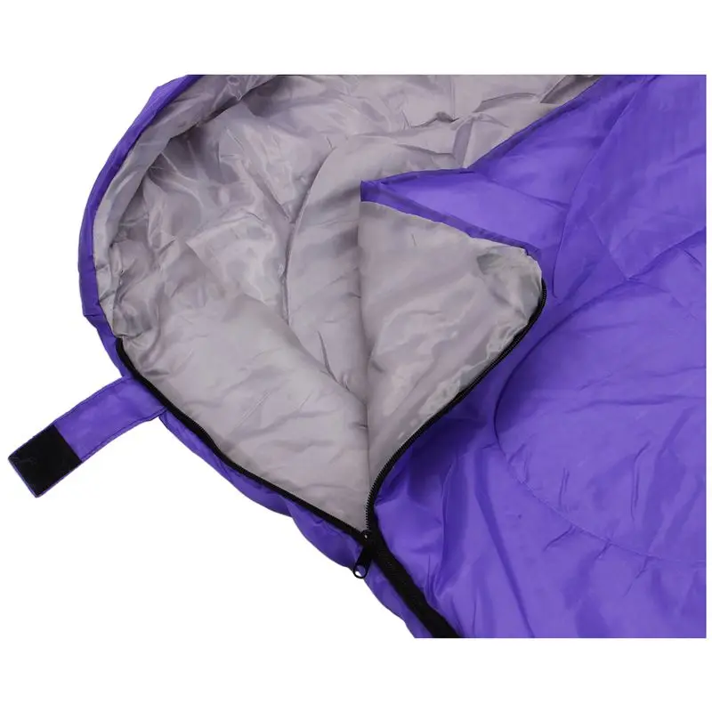 

Adult Single Camping Waterproof Suit Case Envelope Sleeping Bag Purple