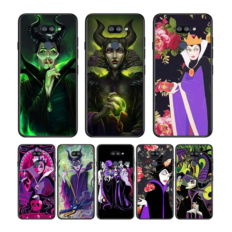

Disney villain witch For LG K51S K41S K30 K20 2019 Q60 V60 V50 S V40 V30 K92 K42 K22 K71 K61 G8 S ThinQ Black Phone Case
