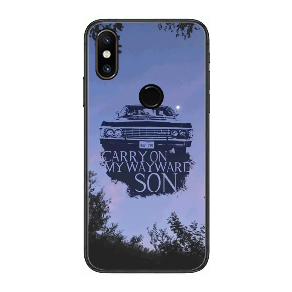 

Art America Supernatural Phone Case For xiaomi M2 C3 X3 F2 Lite NFC 6 5 x Poco k30 Pro Anime Black Cover Silicone Back Pretty