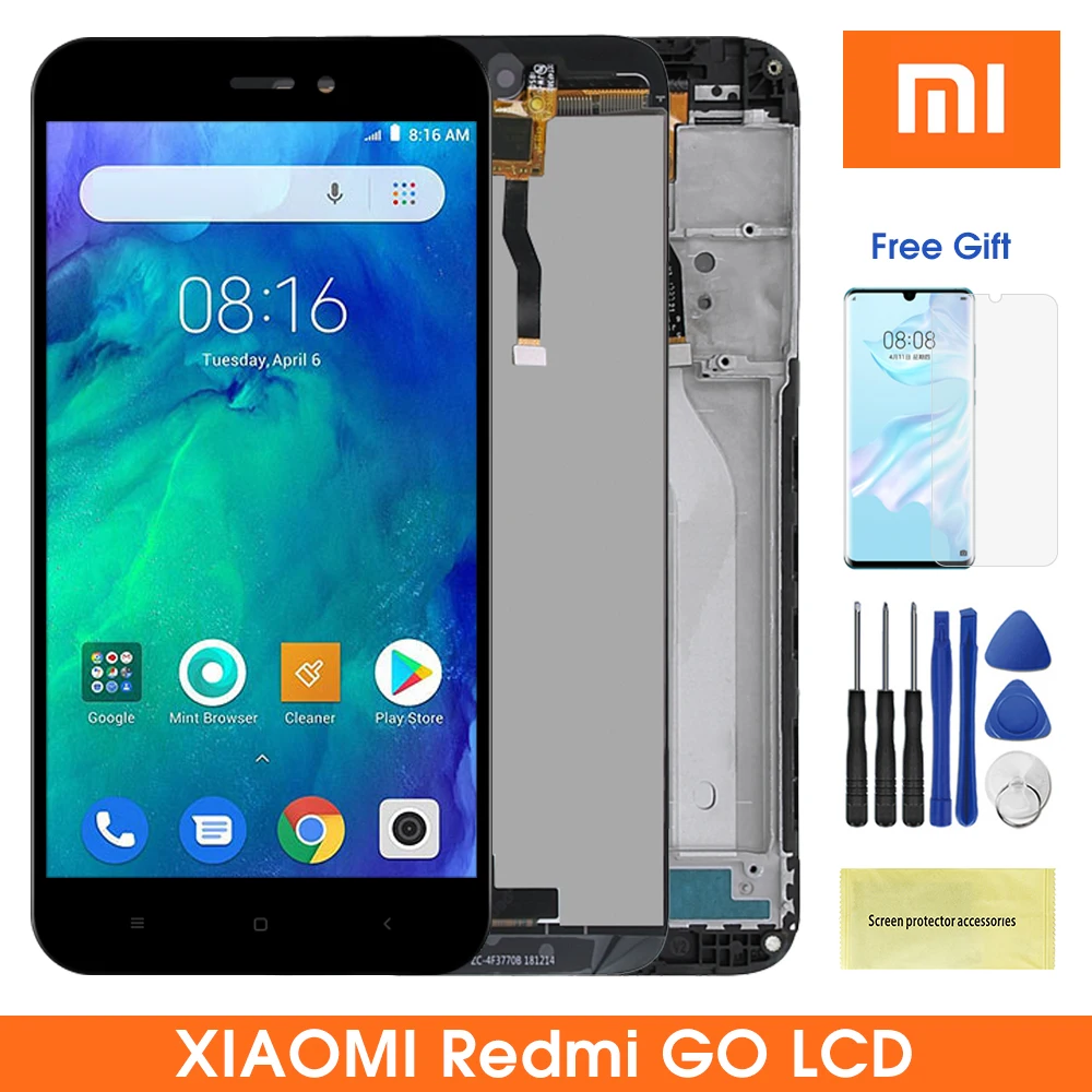 ЖК дисплей 5 0 дюйма для Xiaomi Redmi Go с сенсорным экраном дигитайзер в сборе RedmiGO