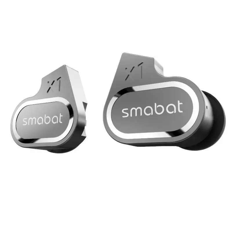 Smabat X1 In Ear Earphones HIFI Dual-Core Unit 2DD Bass Treble Filter Acoustic Hifi Music Audiophile Headset Earbuds | Электроника