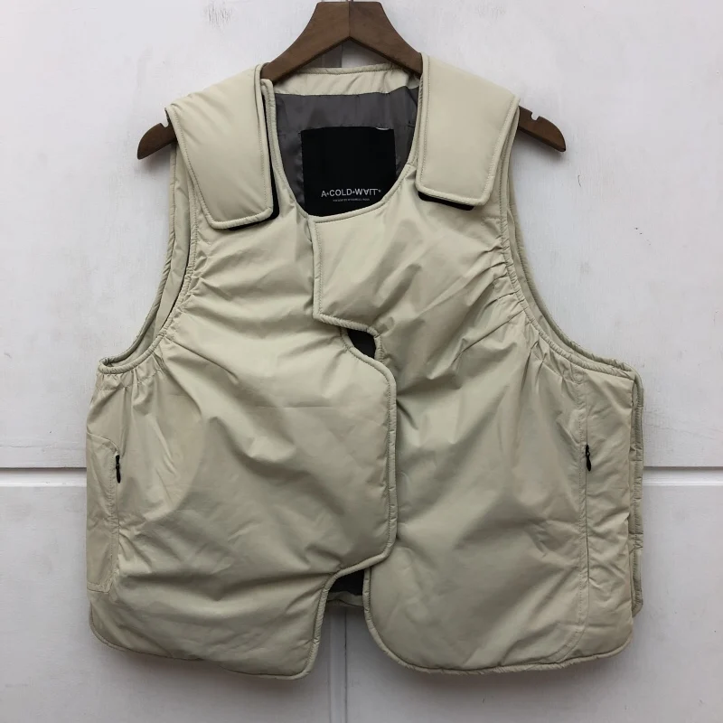 

Мужская и Женская куртка-пуховик без рукавов, Регулируемая верхняя одежда на липучке