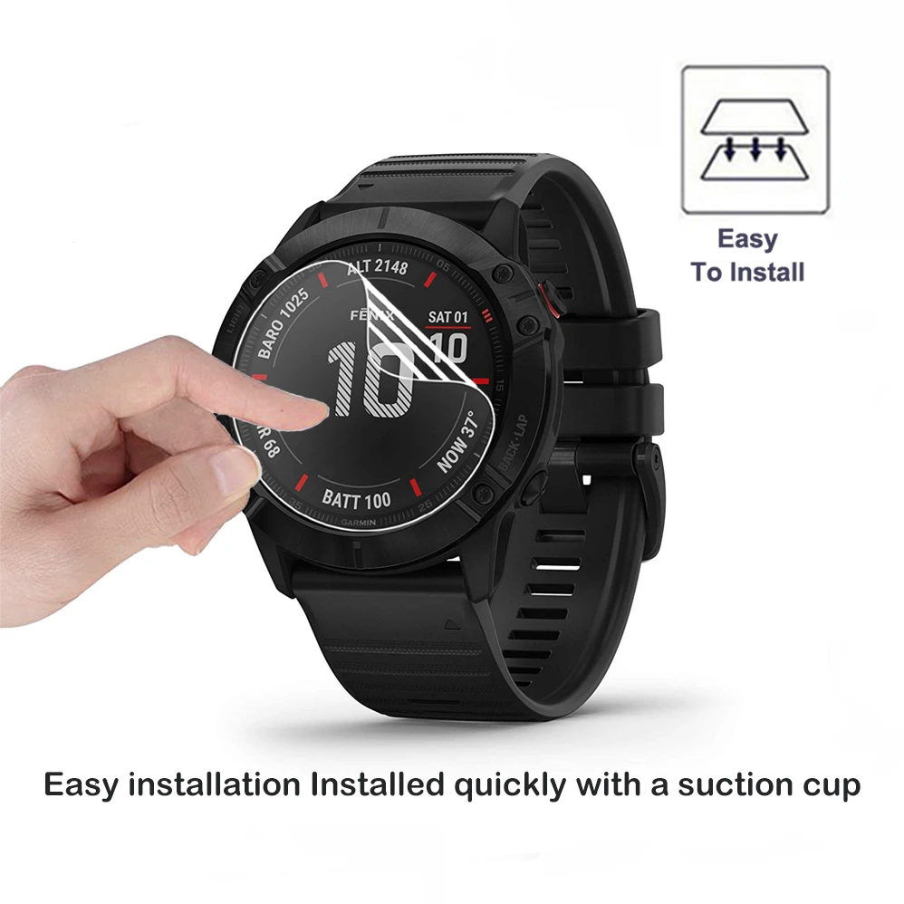 3 шт Анти-Царапины ТПУ пленка для Garmin Fenix 6 6s 6x Pro сапфир солнечные Смарт часы гидрогель мягкий прозрачный Полный экран протектор