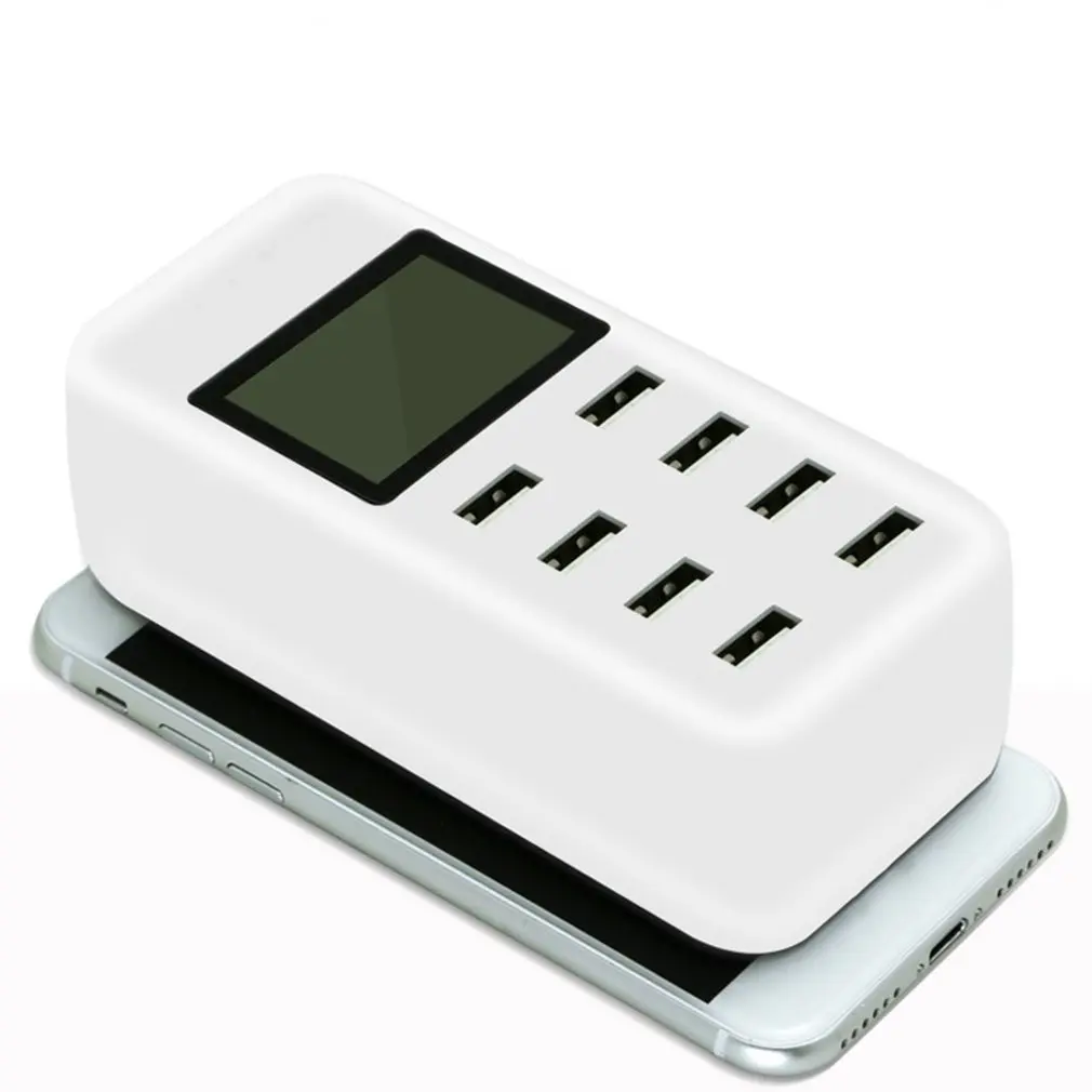 CDA19 8 многопортовый USB адаптер настольное настенное зарядное устройство умный