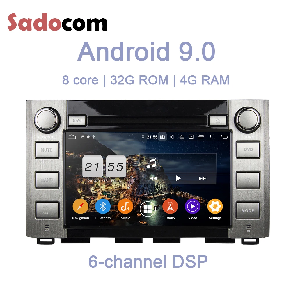 TDA7851 DSP HD Android 9 0 для K5 OPTIMA 2015 2016 Восьмиядерный 4 Гб RAM автомобильный DVD плеер Bluetooth Wifi
