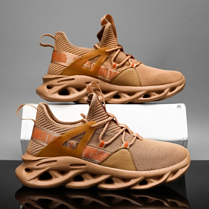 

2021 Summer Casual Men Blade Sneakers Breathbale Mesh Man Trainers Shoes Big Size 46 Lightweight Sport Shoes Unisex tenis hombre