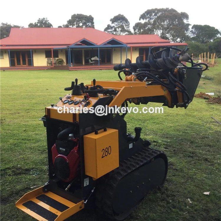 Мини погрузчик гусеничного погрузчика с бензиновым двигателем Briggs & Stratton для