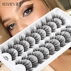 Ресницы 3D норковые, 3510 пар, натуральные ресницы, драматические накладные ресницы, искусственные ресницы для макияжа, оптовая продажа, накладные ресницы для наращивания