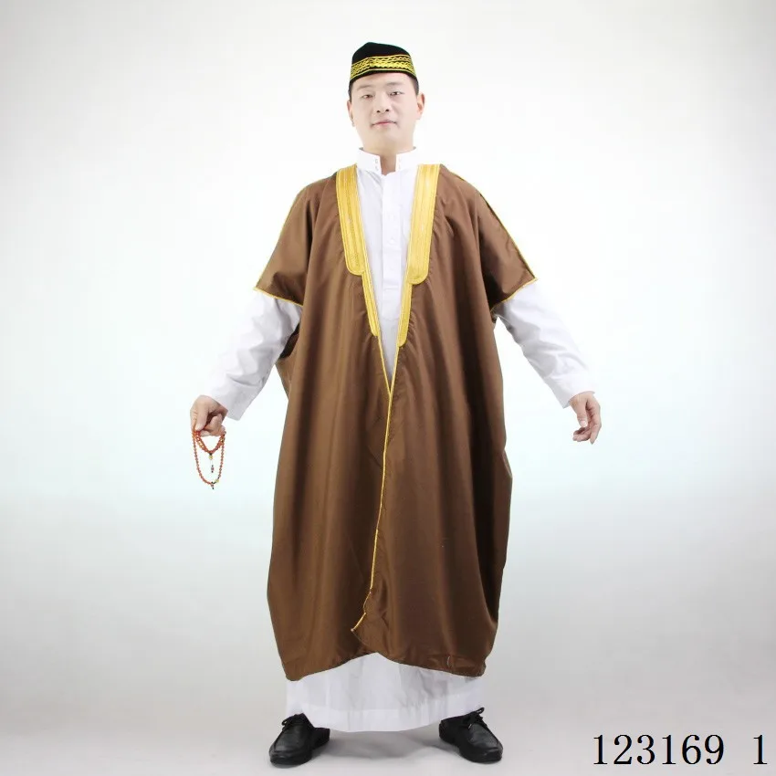 Мужская одежда jubba thobe abaya мусульманская традиционная исламская одежда Саудовская Аравия Homme Пальто платье Дубай Кафтан платье Национальный костюм