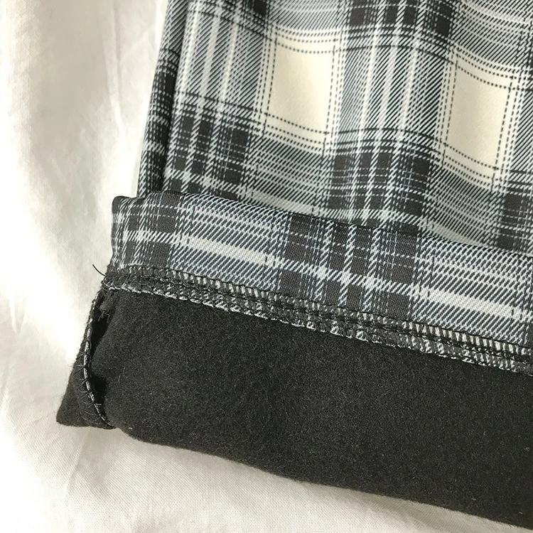 

Retro Plaid Casual Pants Women's Autumn and Winter 2021 New All-match Thin High Waist Plus Velvet Wide-leg Straight Pants