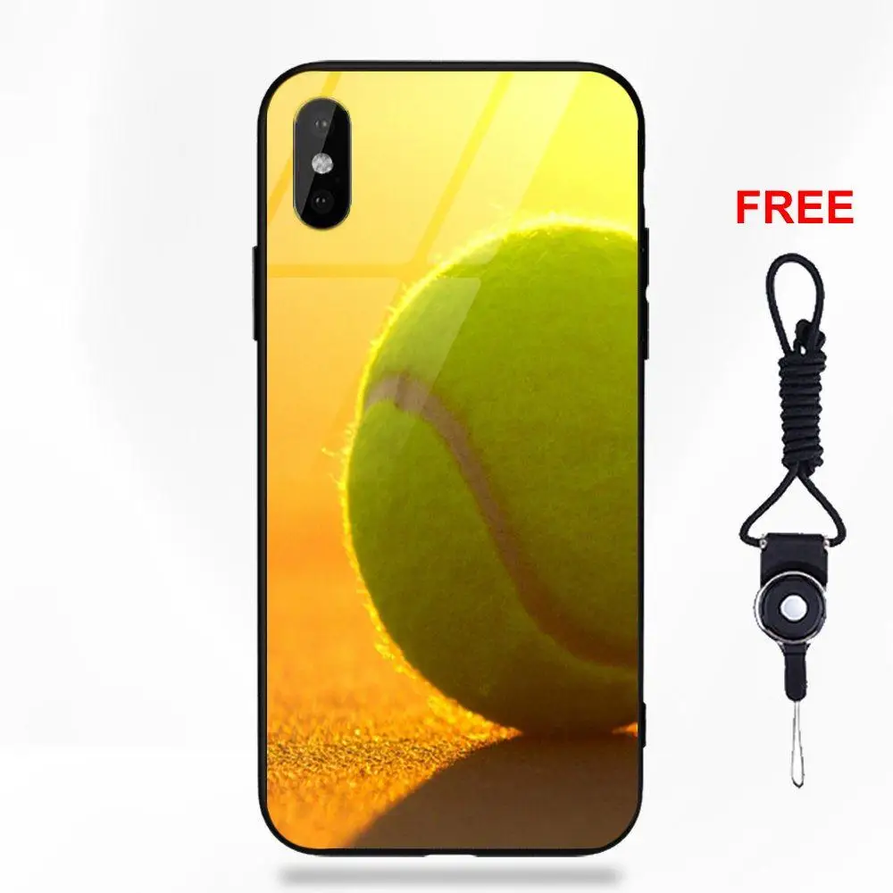 Фото Игровой теннисный мяч для Apple iPhone 5 5C 5S SE 6 6S 7 8 Plus X XS Max XR мягкая рамка из ТПУ + чехол Игровой теннисный мяч для Apple iPhone 5 5C 5S SE 6 6S 7 8 Plus X XS Max XR мягкая рамка из ТПУ + чехол