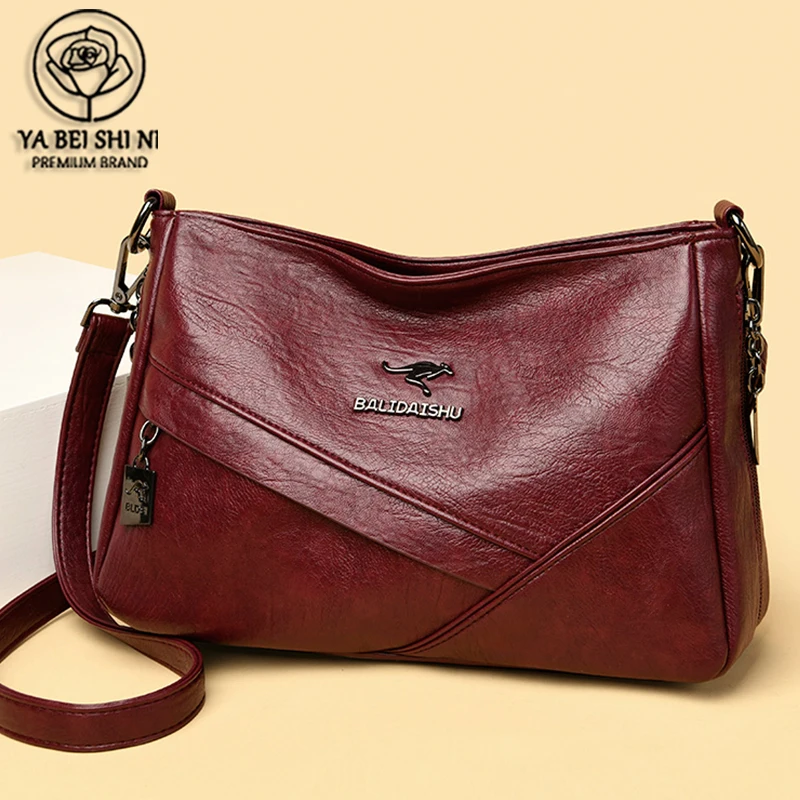 Большая вместительная Дамская Повседневная сумка через плечо для женщин 2021