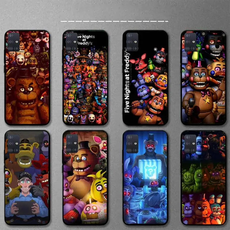 

HIMONBEN TOPLBPCS Fnaf Animatronics Phone Case For Samsung S21 S30 S10 S9 S8 S7 S6 S5 plus lite ultra edge soft Cover Fundas