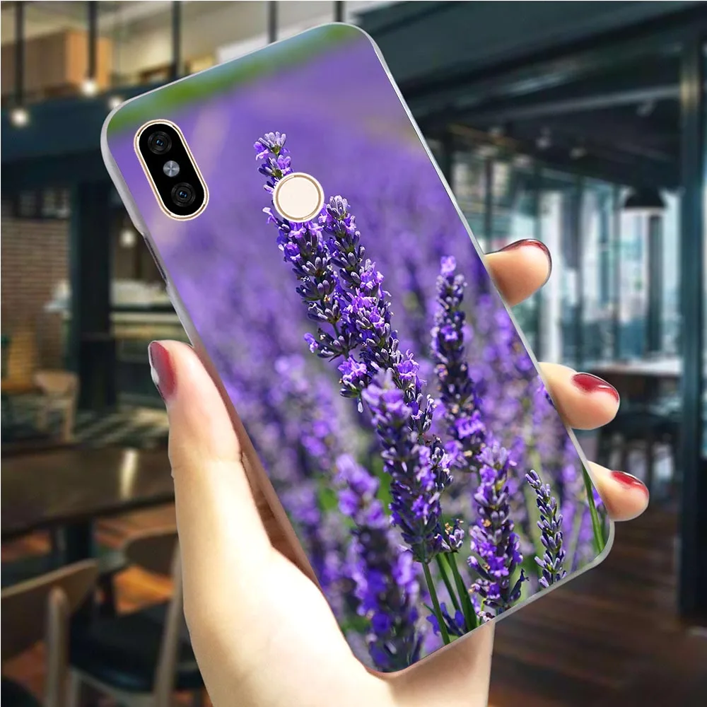 Простой Лавандовый цветочный чехол для телефона Redmi Note5 5Pro 4X 4A 5 6 7A Plus/5A 6A 6/K20 Pro GO Note